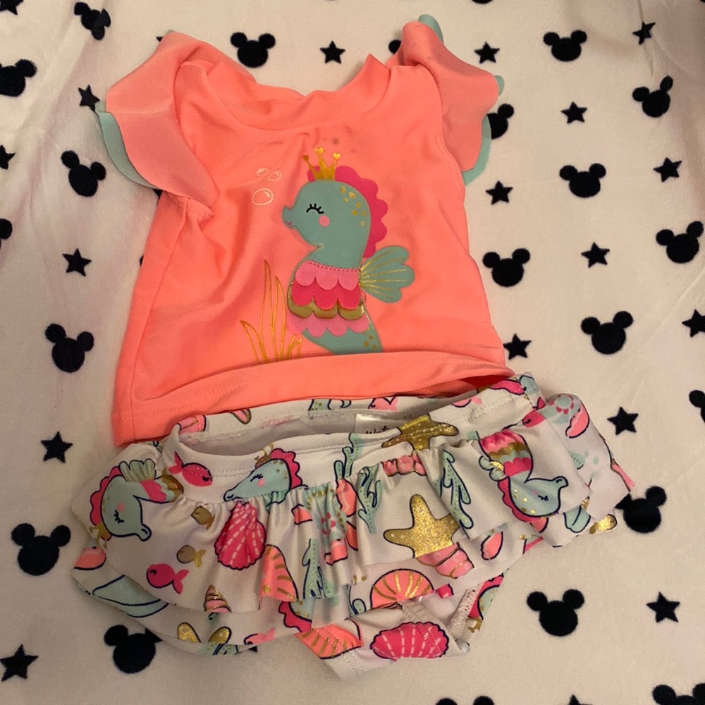 Used swimsuit girls size 3 months